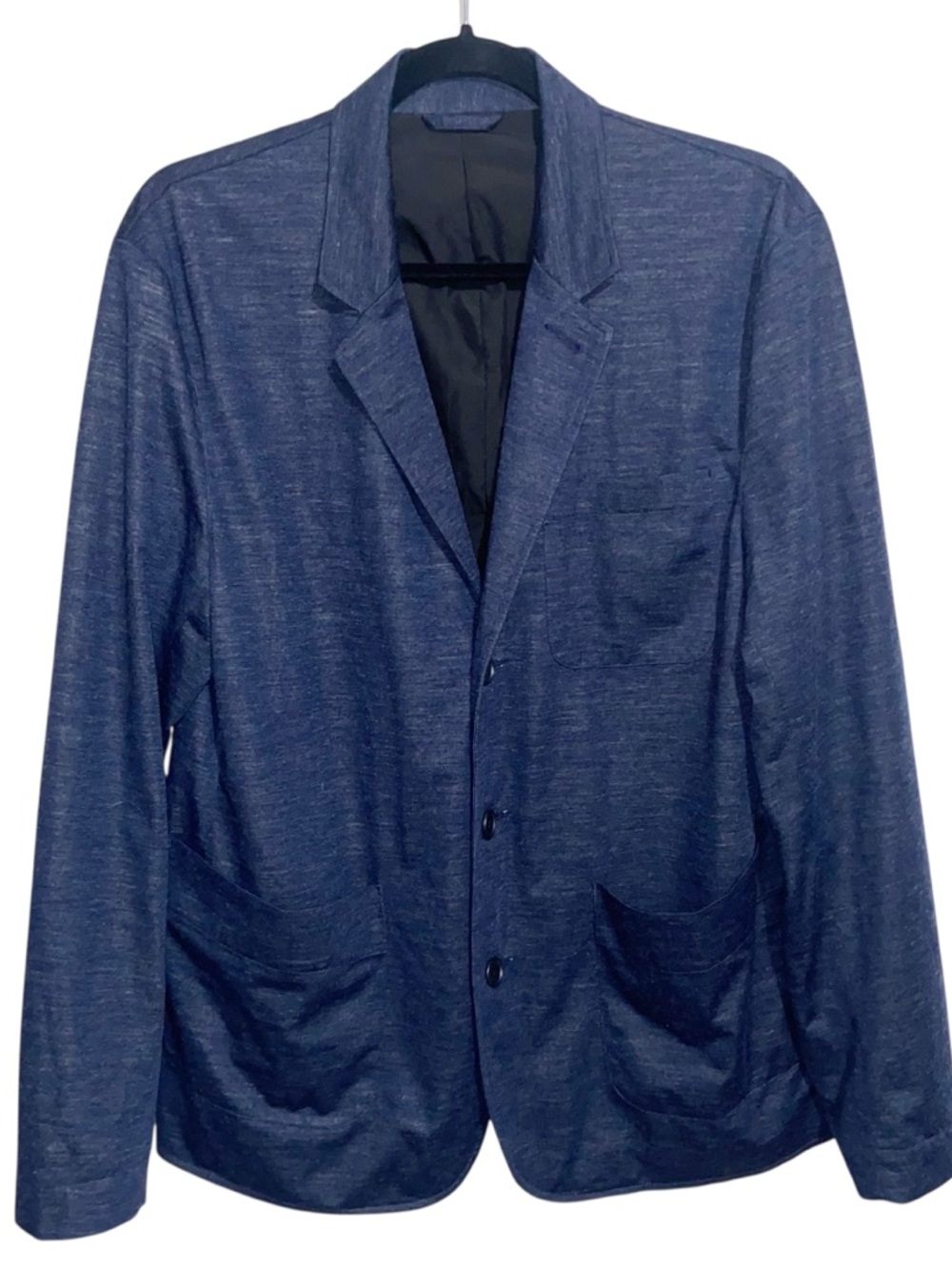 Proof Blazer Jacket Mens Medium 72-Hour Blue Wool Blend Huckberry Business